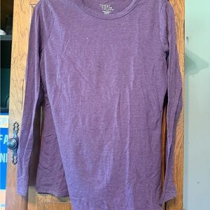 Time and Tru Lavender Long Sleeve Top